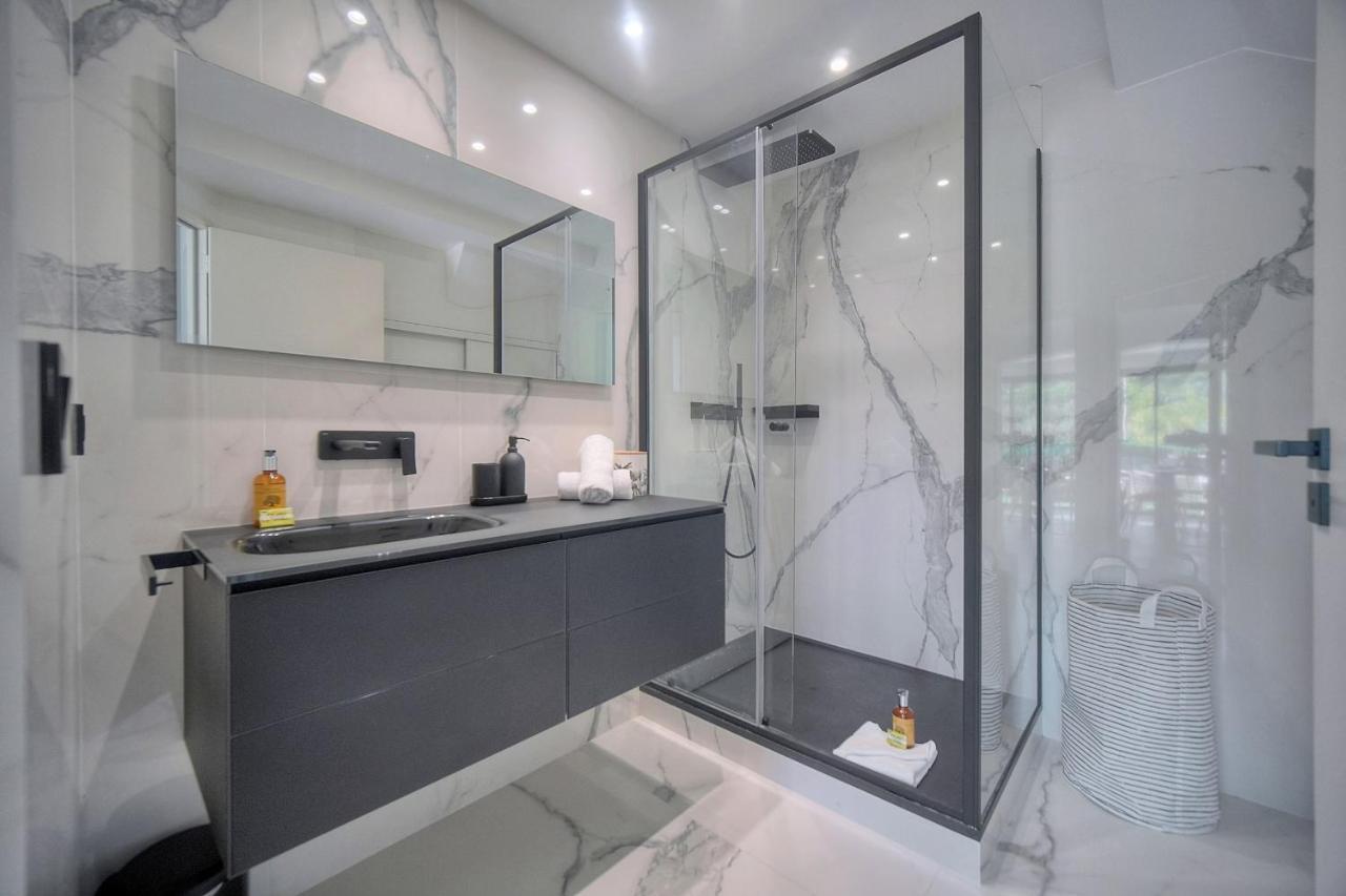 Immogroom - Superbe Villa - Piscine - Vue Mer - Parking - Clim วาลูริส ภายนอก รูปภาพ