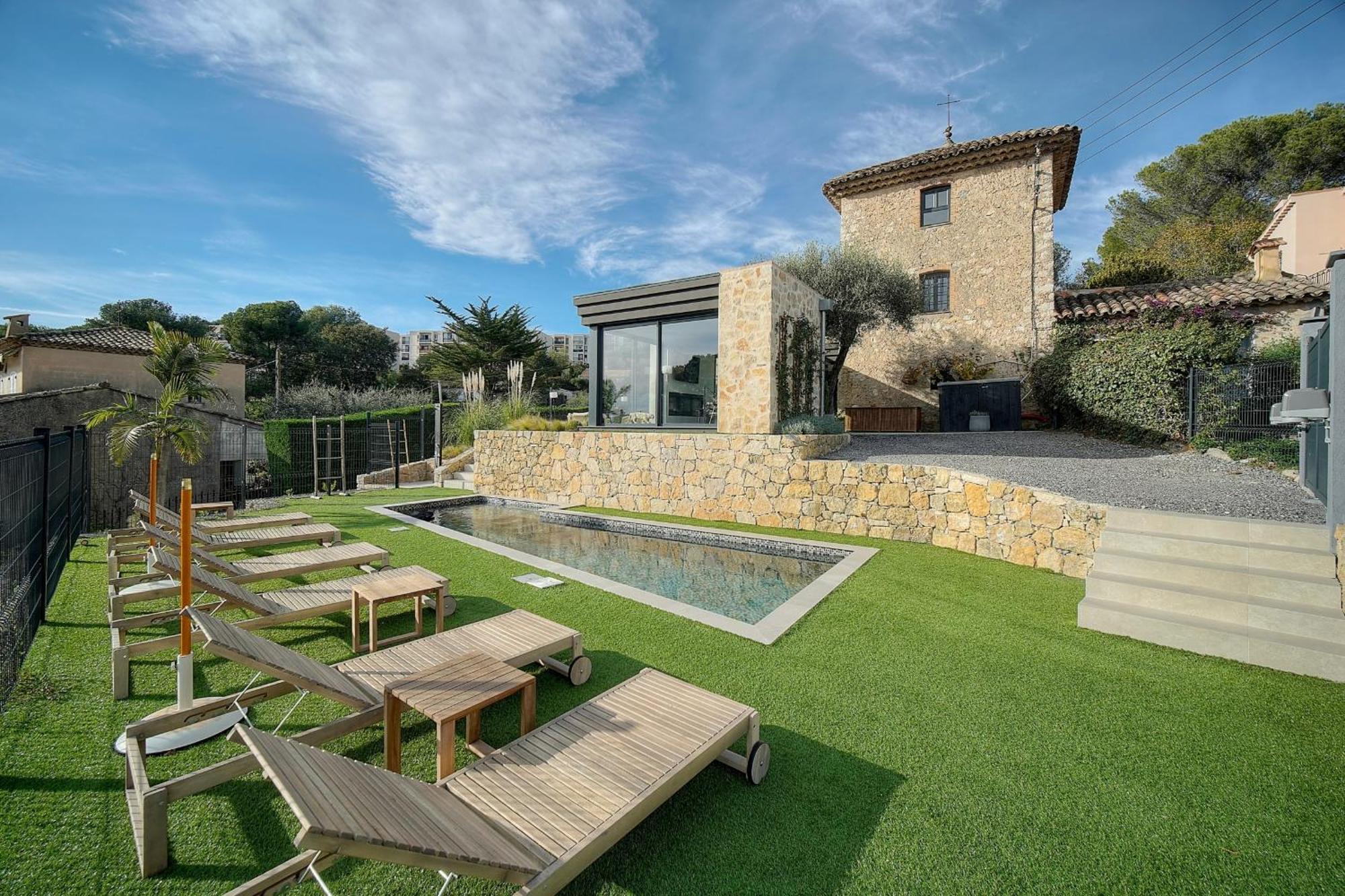 Immogroom - Superbe Villa - Piscine - Vue Mer - Parking - Clim วาลูริส ภายนอก รูปภาพ